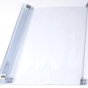 Portable, ultra-clear, marine grade vinyl shields